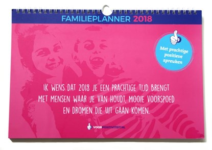Familieplanner 2018, Mark Verhees - Overig - 9789082155860