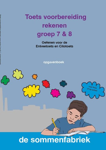 Toets voorbereiding rekenen groep 7 & 8 Opgavenboek, Liesbeth van der Plas - Paperback - 9789082328387
