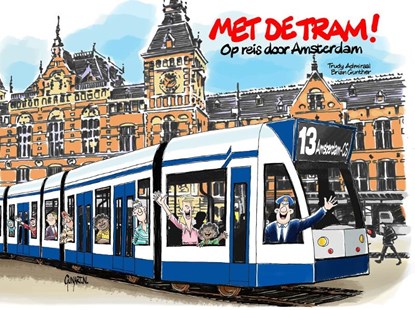 Met de tram!, Trudy Admiraal - Gebonden - 9789082574418