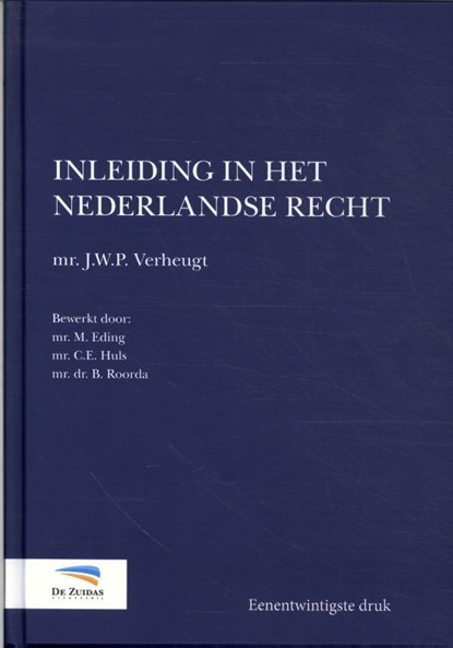 Inleiding in het Nederlandse recht, J.W.P. Verheugt - Gebonden - 9789082849523