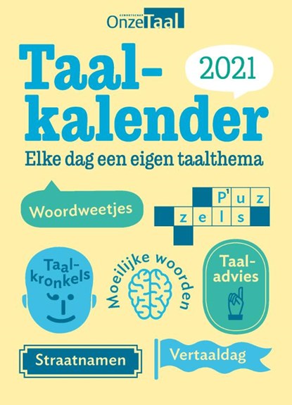 Onze Taal Taalkalender 2021, Genootschap Onze Taal - Paperback - 9789082885958