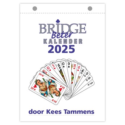 Bridge scheurkalender 2025, niet bekend - Paperback - 9789083054896