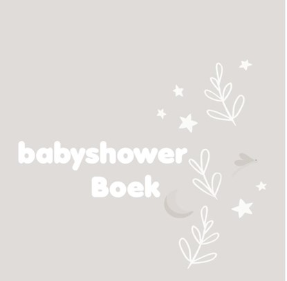 Babyshowerboek zand, Jacqueline Pieterson - Gebonden - 9789083067766