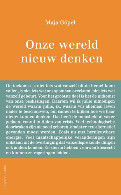 Onze wereld nieuw denken, Maja Göpel - Paperback - 9789083108261