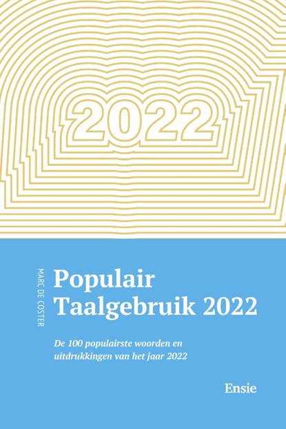 Populair Taalgebruik 2022, Marc de Coster - Paperback - 9789083218526