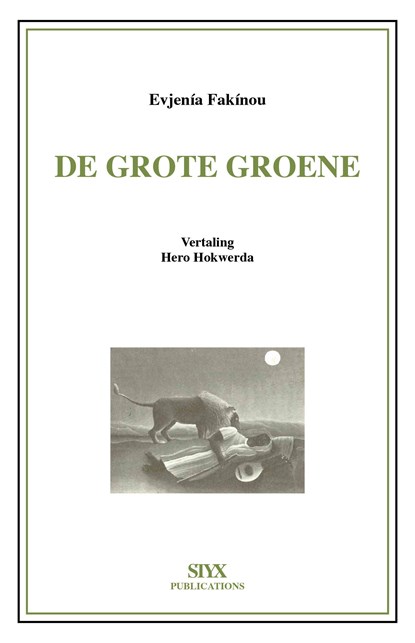 De grote groene, Evjenía Fakínou - Ebook - 9789083234724