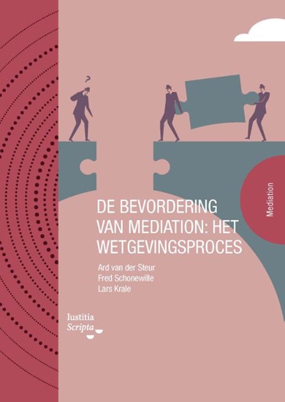 De bevordering van mediation: het wetgevingsproces, Lars Krale ; Fred Schonewille ; Ard van der Steur - Paperback - 9789083247564