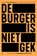 De burger is niet gek, Bert Blase - Paperback - 9789083272023