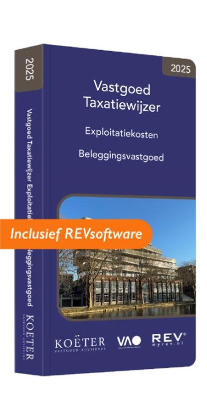 Vastgoed Taxatiewijzer Exploitatiekosten Beleggingsvastgoed 2025, Koeter Vastgoed Adviseurs - Paperback - 9789083316352