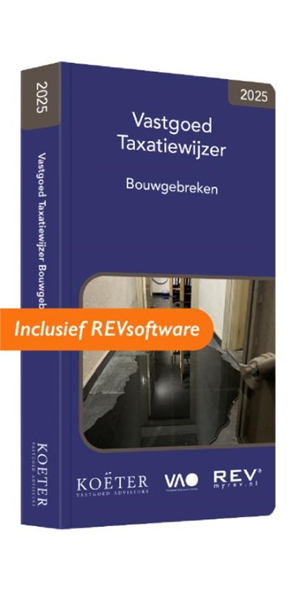Vastgoed taxatiewijzer bouwgebreken 2025, Koeter Vastgoed Adviseurs - Paperback - 9789083316369