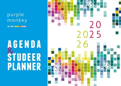 Purple Monkey planagenda 2025-2026 A4-editie voor scholieren en studenten, John Cliteur - Gebonden - 9789083329833