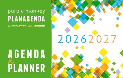 Purple Monkey planagenda 2026-2027 - standaardeditie, John Cliteur - Gebonden - 9789083329840