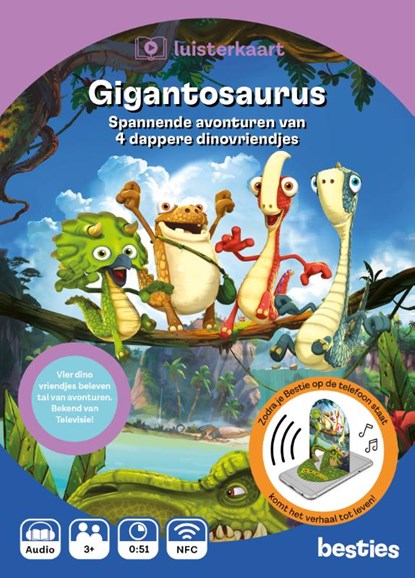 Gigantosaurus spannende avonturen van 4 dappere dinovriendjes, niet bekend - AVM - 9789083333557
