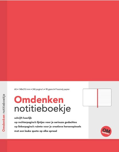 Omdenken notitieboekje, Berthold Gunster - Gebonden - 9789083338217