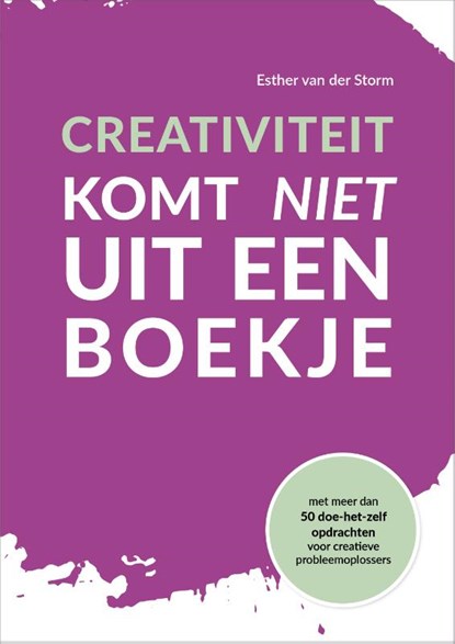 Creativiteit komt niet uit een boekje, Esther van der Storm - Paperback - 9789083385877