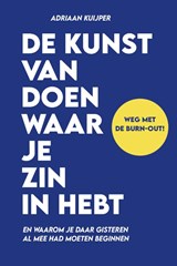 De kunst van het doen waar je zin in hebt - Adriaan Kuijper - 9789083560076