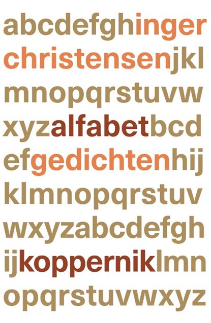 alfabet, Inger Christensen - Paperback - 9789083572420