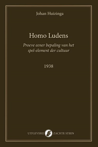 Homo Ludens, Johan Huizinga - Paperback - 9789083628677