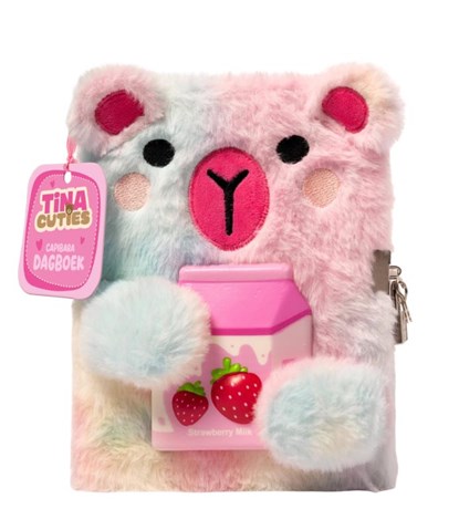 Tina Cuties Capibara Dagboek met melkpakje, niet bekend - Gebonden - 9789083639741