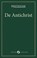 De Antichrist, Friedrich Nietzsche - Paperback - 9789083649979