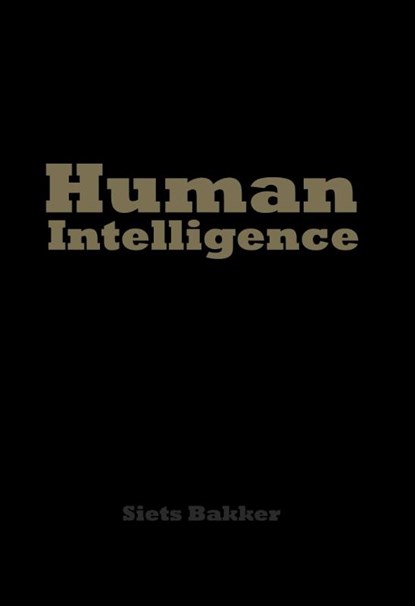 Human Intelligence, Siets Bakker - Paperback - 9789083678214