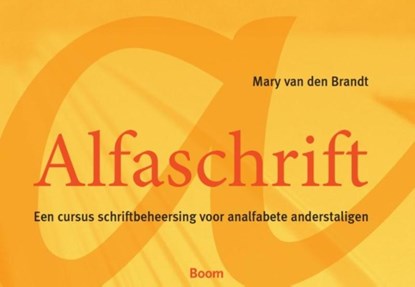 Alfaschrift, M. van den Brandt - Paperback - 9789085067412