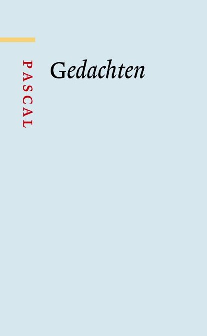 Gedachten, Blaise Pascal - Gebonden - 9789085068310