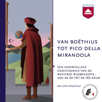 Van Boëthius tot Pico della Mirandola, Johan Braeckman - Luisterboek MP3 - 9789085302636