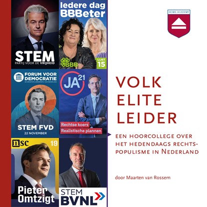 Volk Elite Leider, Maarten van Rossem - Luisterboek MP3 - 9789085302698