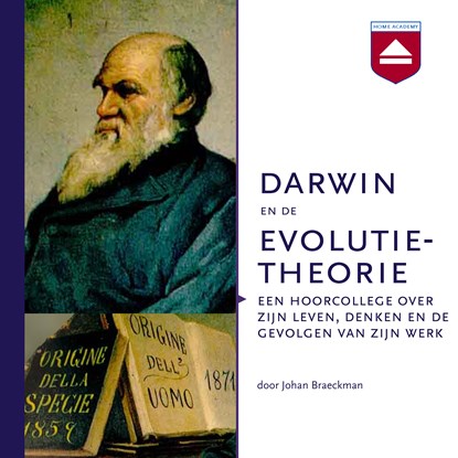 Darwin en de evolutietheorie, Johan Braeckman - Luisterboek MP3 - 9789085309246