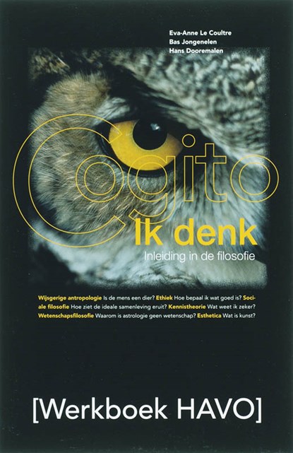 Ik denk/ Cogito Havo Werkboek, E.A. Le Coultre ; B. Jongenelen ; H. Dooremalen - Paperback - 9789085710448