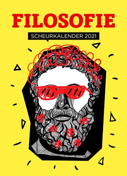 Filosofie Scheurkalender 2021, Red - Paperback - 9789085716891