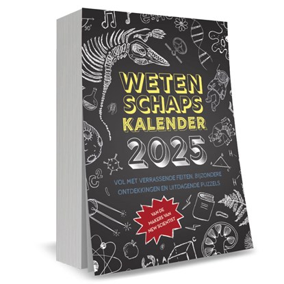 Wetenschapsscheurkalender **  2025, niet bekend - Paperback - 9789085718260