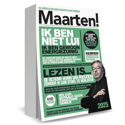 Maarten! Scheurkalender ** 2025, niet bekend - Paperback - 9789085718550