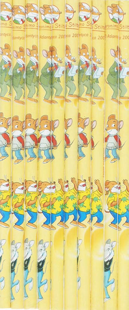 Geronimo Stilton potloden 10 ex, Stilton, G. - Gebonden - 9789085920427