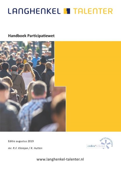 Handboek Participatiewet, Mr. R.F. Kleinjan ; R. Hutten - Paperback - 9789086351169