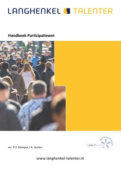 Handboek Participatiewet, R.F. Kleinjan ; R. Hutten - Paperback - 9789086351190