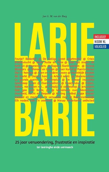 Larie Bombarie, Jan G.M. van der Burg - Paperback - 9789086553013