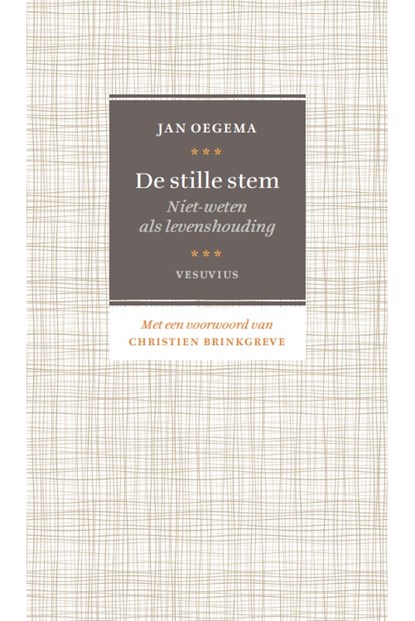 De stille stem, Jan Oegema - Paperback - 9789086598441