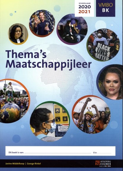 Thema's Maatschappijleer vmbo bk 2020 2021 Werkboek, Janine Middelkoop - Paperback - 9789086743575