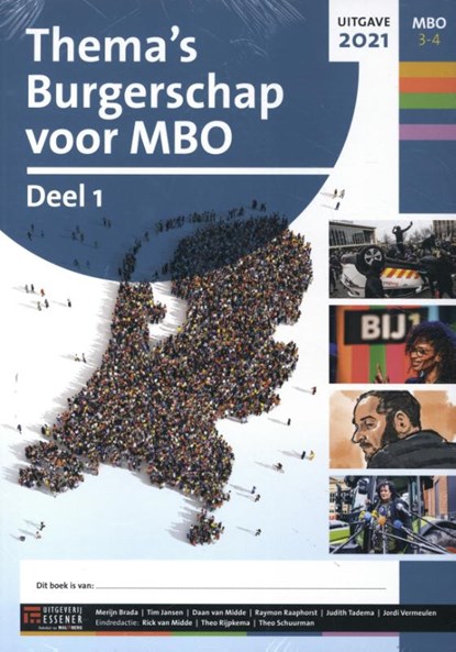 Thema's Burgerschap voor MBO 3 set deel 1 mbo 3-4 2021 Werkboek, Tim Jansen - Paperback - 9789086744664