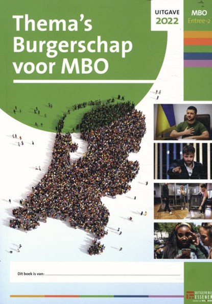 Thema's Burgerschap voor MBO 2022-2023 entree 2 les/werkboek, Merijn Brada - Paperback - 9789086744725