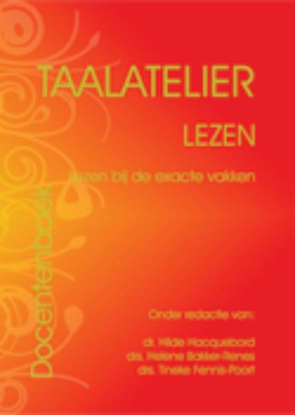 Taalatelier Exacte vakken Docentenboek, Y. Dijkstra ; J. Prenger - Gebonden - 9789087080358