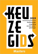 Keuzegids Masters 2019 - Bas Belleman ; Laura De Adelhart Toorop ; Josefien Van Pelt - 9789087610760
