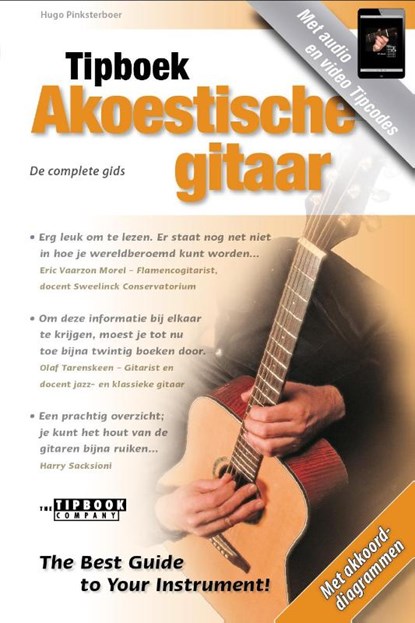 Tipboek akoestische gitaar, Hugo Pinksterboer - Paperback - 9789087670009