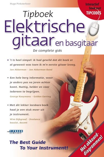 Tipboek elektrische gitaar en basgitaar, Hugo Pinksterboer - Paperback - 9789087670054