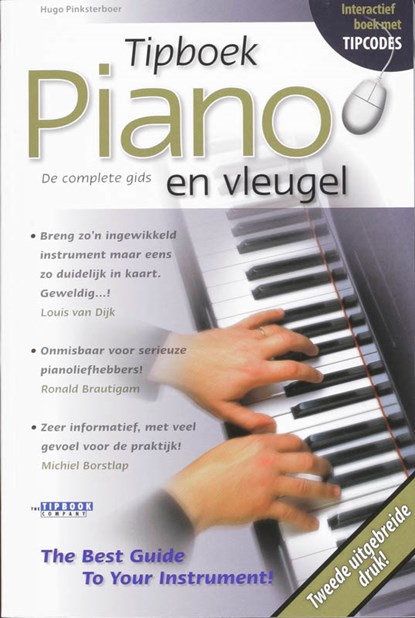 Tipboek Piano en vleugel, Hugo Pinksterboer - Paperback - 9789087670061