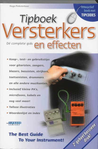 Tipboek versterkers en effecten, Hugo Pinksterboer - Paperback - 9789087670108