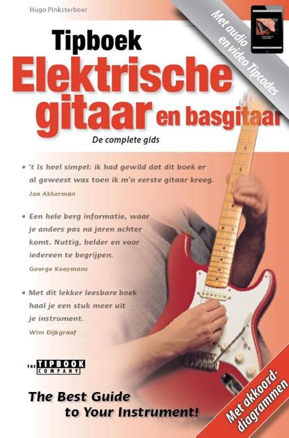 Tipboek Elektrische gitaar en basgitaar, Hugo Pinksterboer - Paperback - 9789087670115