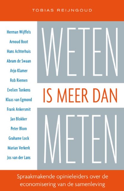 Weten is meer dan meten, Tobias Reijngoud - Paperback - 9789088030055